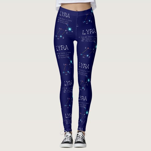 Konstellation Lyra Leggings (Vorderseite)