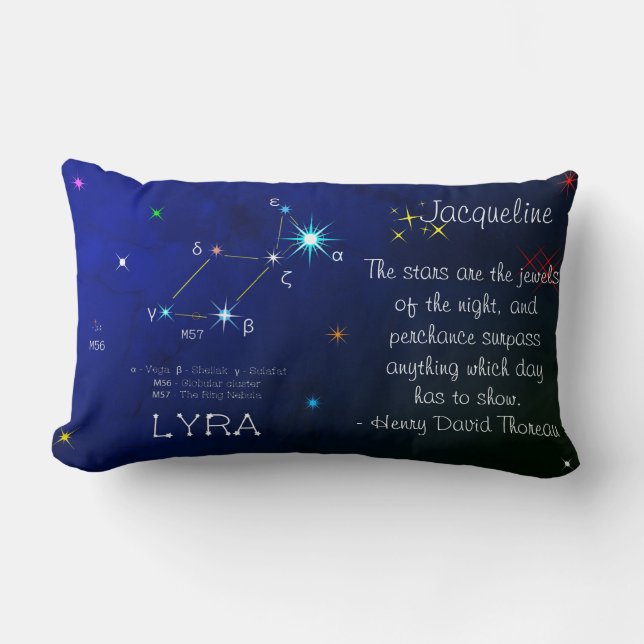 Konstellation Lyra Lendenkissen (Vorderseite)