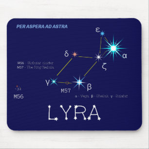 Konstellation Lyra Mousepad