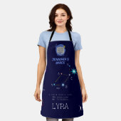 Konstellation Lyra Schürze (Getragen)