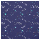 Konstellation Lyra Stoff (Muster)