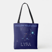 Konstellation Lyra Tasche (Rückseite)