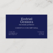 Konstellation Lyra Visitenkarte (Rückseite)