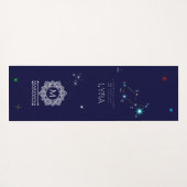 Konstellation Lyra Yogamatte (Rückseite (Horizontal))