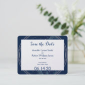Konstellation Night Sky Wedding Save the Date (Stehend Vorderseite)