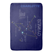 Konstellation Nördliche Hemisphäre Badematte (Vorderseite Vertikal)