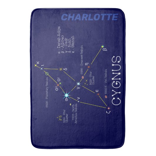 Konstellation Nördliche Hemisphäre Badematte (Vorderseite Vertikal)