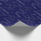 Konstellation Nördliche Hemisphäre Geschenkpapier (Ecke)