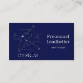 Konstellation Nördliche Hemisphäre Visitenkarte (Vorderseite)