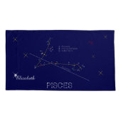 Konstellation PISCES einzigartig, brillant Kissenbezug (Rückseite)