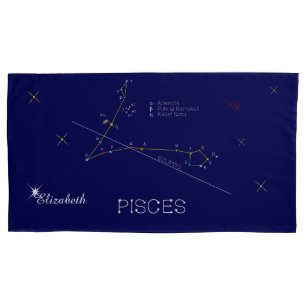 Konstellation PISCES einzigartig, brillant Kissenbezug