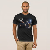 Konstellation Rockets - Männer T-Shirt (Vorne ganz)