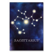 Konstellation | Schütze | Hochzeitsstiftung Tischnummer (Vorderseite)