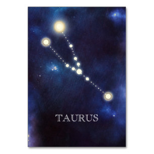 Konstellation   Taurus   Hochzeitsstiftung Tischnummer