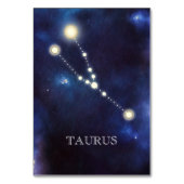 Konstellation | Taurus | Hochzeitsstiftung Tischnummer (Rückseite)