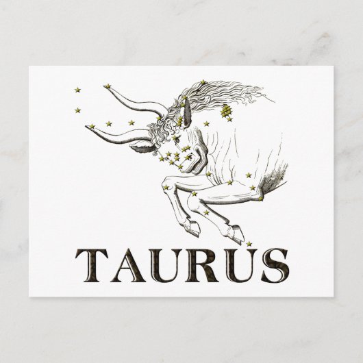 Konstellation: Taurus Postkarte (Vorderseite)