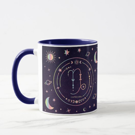 Konstellation und Nährwert von Capricorn Tasse (Links)
