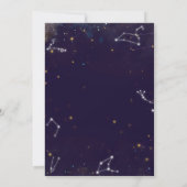 Konstellation unter der Sterndusche Einladung (Rückseite)