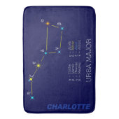 Konstellation Ursa Major Badematte (Vorderseite Vertikal)