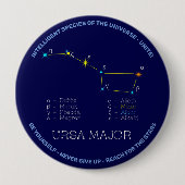 Konstellation Ursa Major Button (Vorderseite)