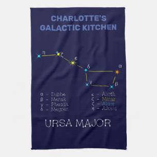 Konstellation Ursa Major Geschirrtuch