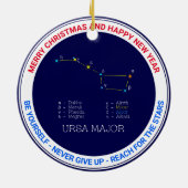 Konstellation Ursa Major Keramik Ornament (Hinten)