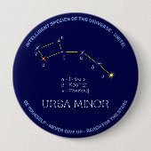 Konstellation Ursa Minor Button (Vorderseite)