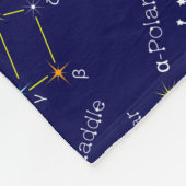 Konstellation Ursa Minor Fleecedecke (Ecke)