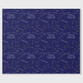Konstellation Ursa Minor Geschenkpapier (Flach)