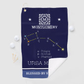 Konstellation Ursa Minor Golfhandtuch (Insitu)