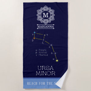 Konstellation Ursa Minor Strandtuch
