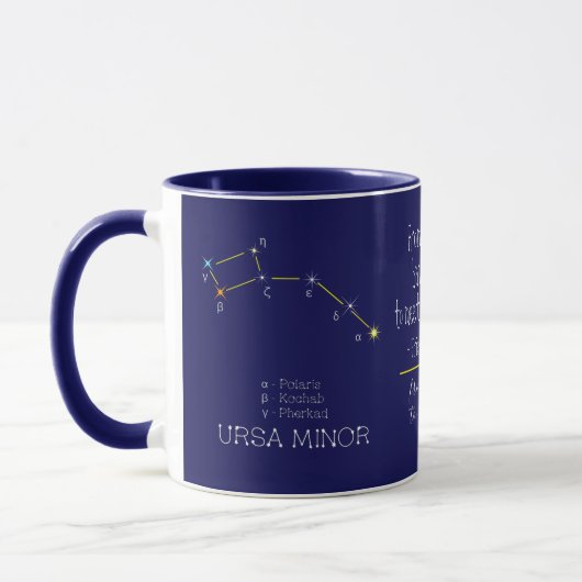 Konstellation Ursa Minor Tasse (Links)