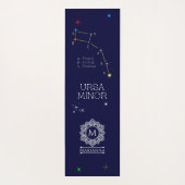 Konstellation Ursa Minor Yogamatte (Rückseite)