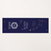 Konstellation Ursa Minor Yogamatte (Vorderseite (Horizontal))