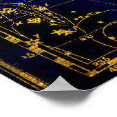 Konstellation von Booten Poster (Ecke)