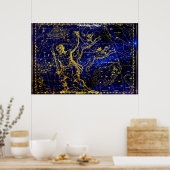 Konstellation von Booten Poster (Küche)