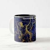 Konstellation von Booten Zweifarbige Tasse (Vorderseite Links)