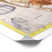 Konstellation von Bootes, Platte 20 von "Atlas Coe Poster (Ecke)
