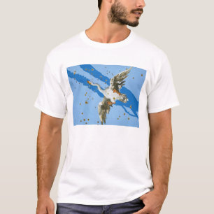 Konstellation von Cygnus, von "Uranometria" writte T-Shirt
