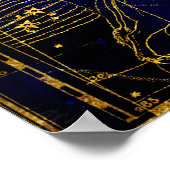 Konstellation von Herkules Poster (Ecke)