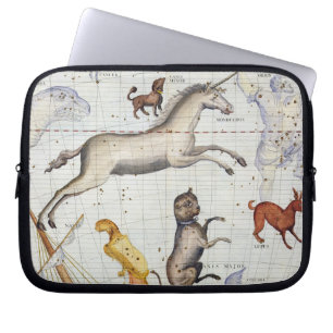 Konstellation von Monoceros mit Canis-Major und MI Laptopschutzhülle