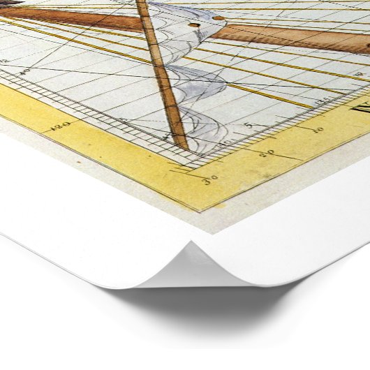 Konstellation von Monoceros mit Canis Major und Mi Poster (Ecke)