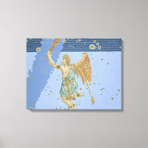 Konstellation von Orion, von "Uranometria" durch Leinwanddruck