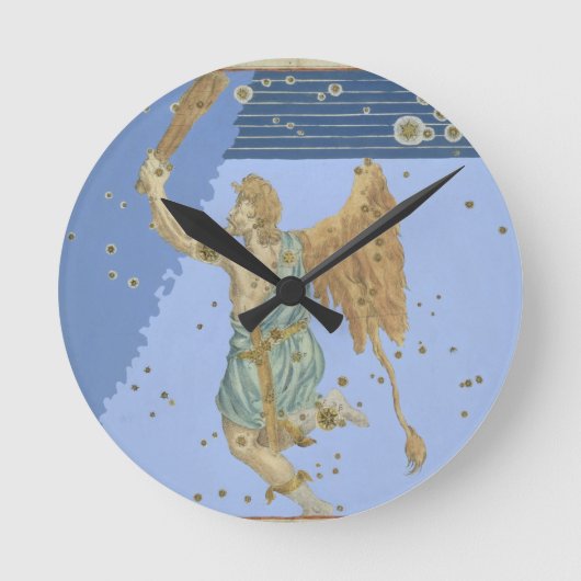 Konstellation von Orion, von "Uranometria" durch Runde Wanduhr (Vorderseite)