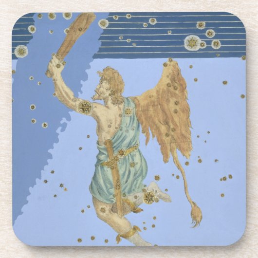 Konstellation von Orion, von "Uranometria" durch Untersetzer (Vorderseite)