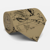 Konstellation von Pisces Hevelius um 1690 Krawatte (Gerollt)