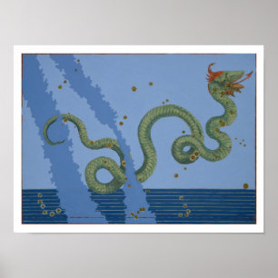 Konstellation von Serpens Caput und Serpens Cauda, Poster
