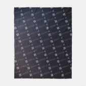 Konstellation von Sternzeichen für Krebs Sternzeic Fleecedecke (Vorderseite)