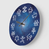 Konstellation (Zodiac) Große Wanduhr (Winkel)