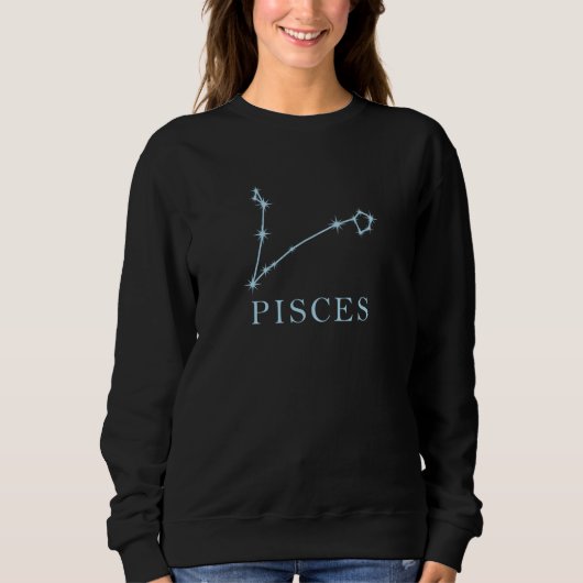 Konstellation Zodiac-Sign-Fisces Sweatshirt (Vorderseite)
